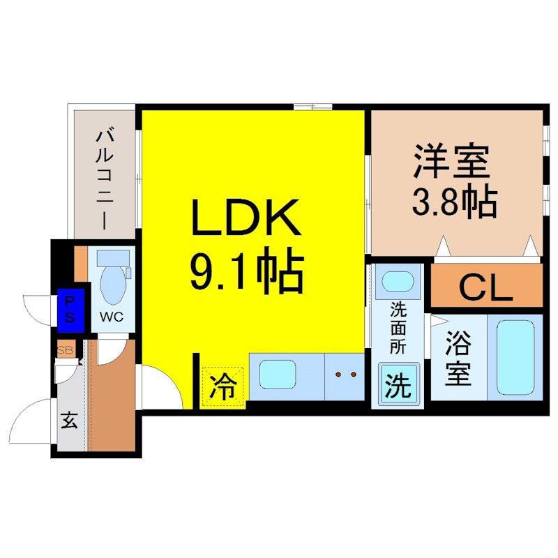 アルティス志賀本通 間取図