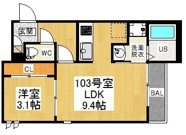 ＧＲＡＮＤＴＩＣ妙音通 間取図
