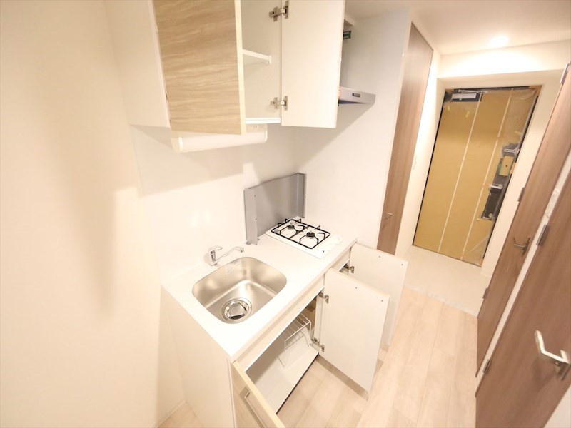 エスリード大須プレシア システムキッチン（ガス2口コンロ付）