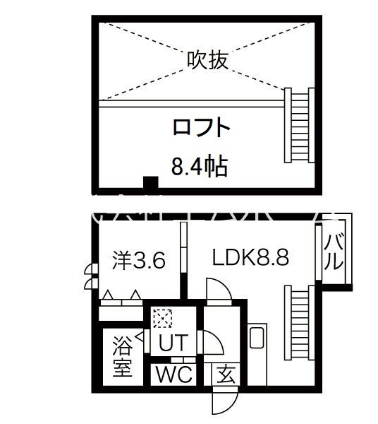 ＡｍｐｉｏＡＴＳＵＴＡ 間取図