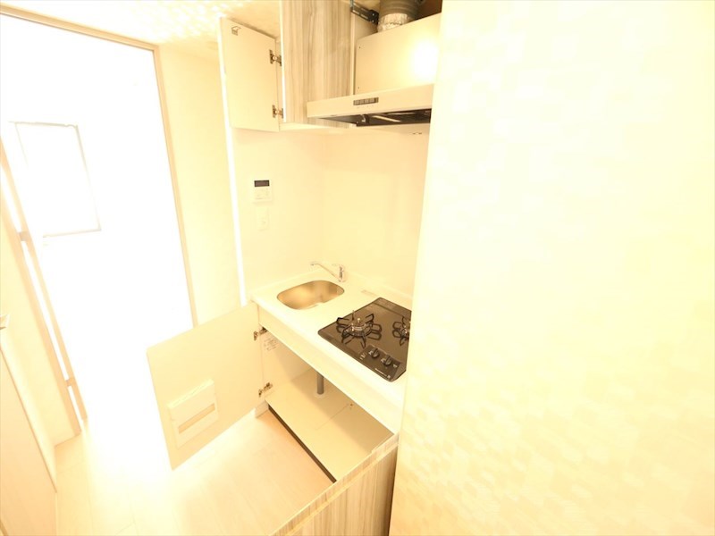 Ｓ－ＲＥＳＩＤＥＮＣＥ金山ＷＥＳＴ システムキッチン（ガス2口コンロ付）