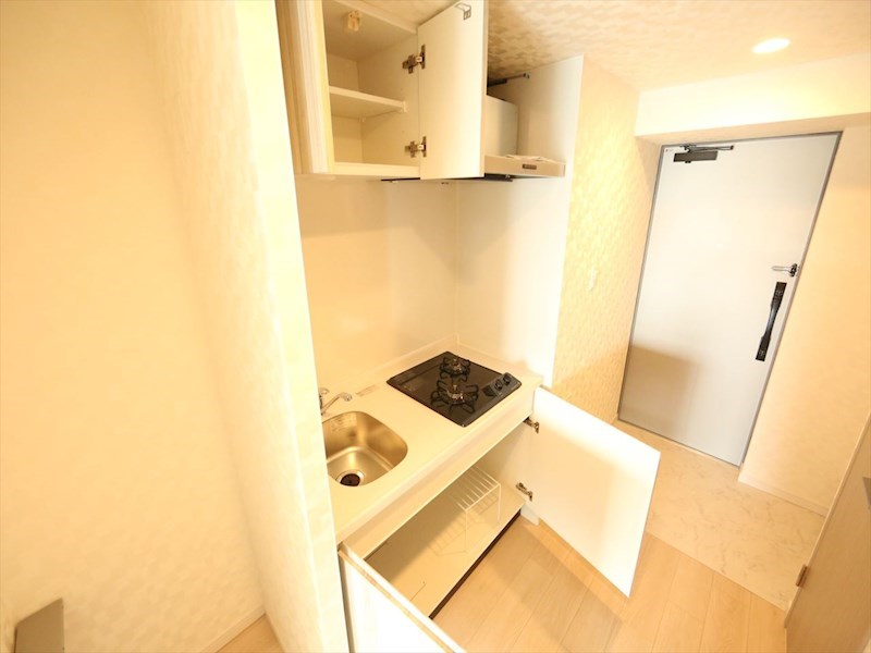 Ｓ－ＲＥＳＩＤＥＮＣＥ金山ＷＥＳＴ システムキッチン（ガス2口コンロ付）