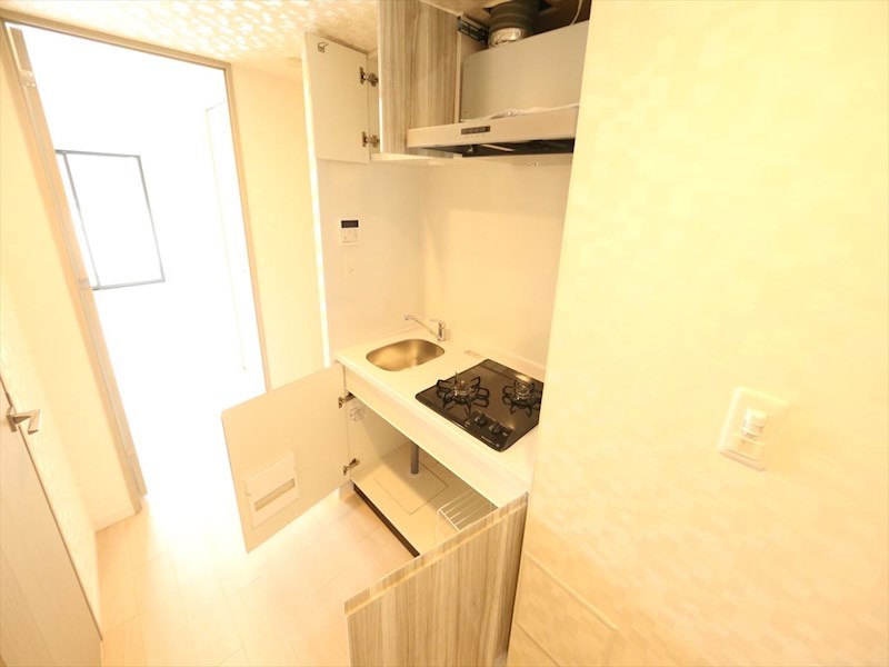 Ｓ－ＲＥＳＩＤＥＮＣＥ金山ＷＥＳＴ システムキッチン（ガス2口コンロ付）