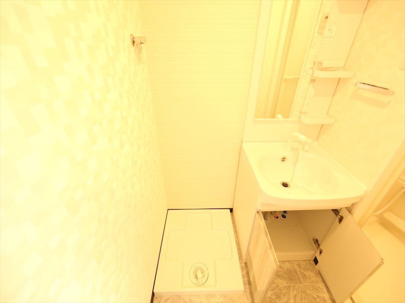 Ｓ－ＲＥＳＩＤＥＮＣＥ金山ＷＥＳＴ 脱衣所　室内洗濯機置き場