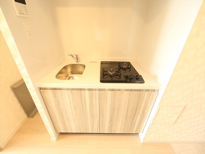 Ｓ－ＲＥＳＩＤＥＮＣＥ金山ＷＥＳＴ システムキッチン（ガス2口コンロ付）