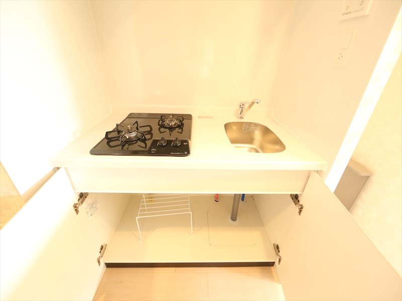 Ｓ－ＲＥＳＩＤＥＮＣＥ金山ＷＥＳＴ システムキッチン（ガス2口コンロ付）
