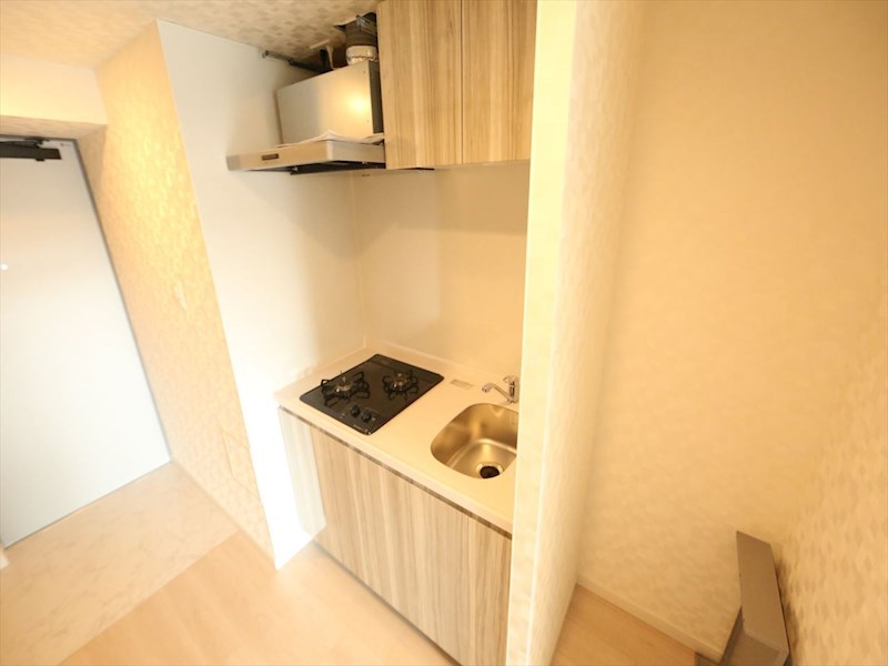 Ｓ－ＲＥＳＩＤＥＮＣＥ金山ＷＥＳＴ システムキッチン（ガス2口コンロ付）