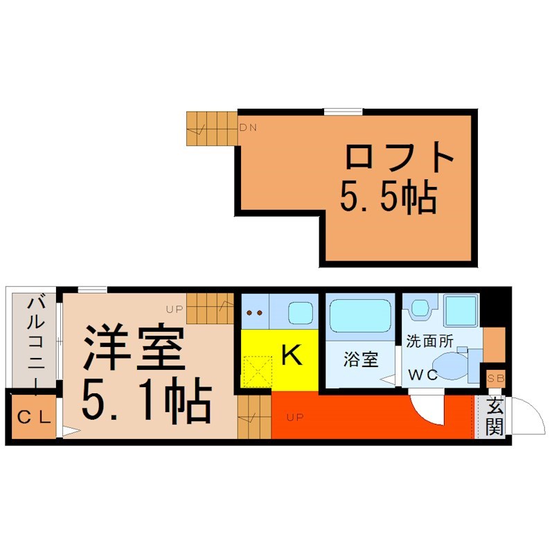 ハーモニーテラス伝馬II 間取図