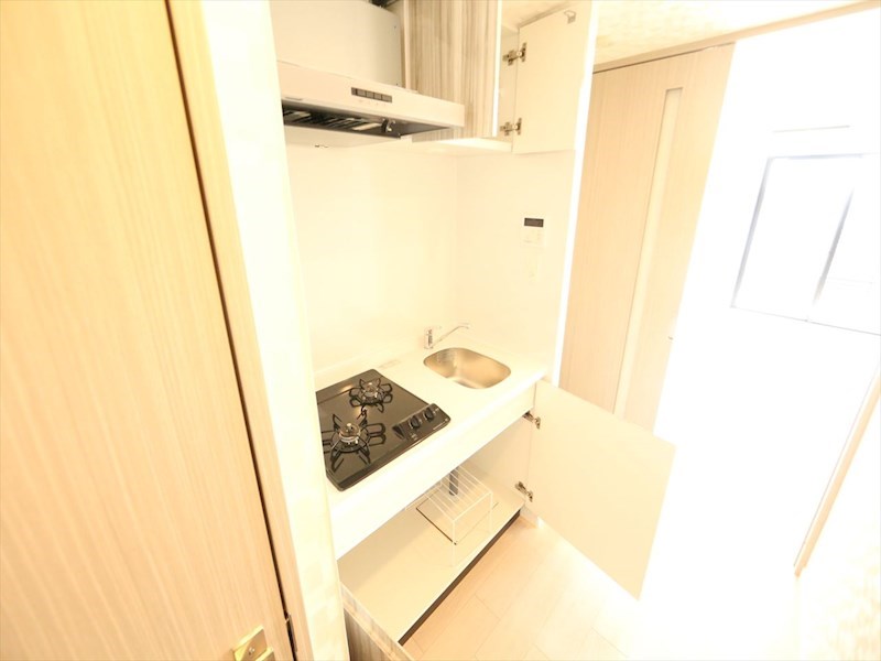 Ｓ－ＲＥＳＩＤＥＮＣＥ金山ＷＥＳＴ システムキッチン（ガス2口コンロ付）