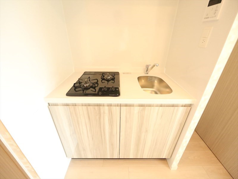 Ｓ－ＲＥＳＩＤＥＮＣＥ金山ＷＥＳＴ システムキッチン（ガス2口コンロ付）