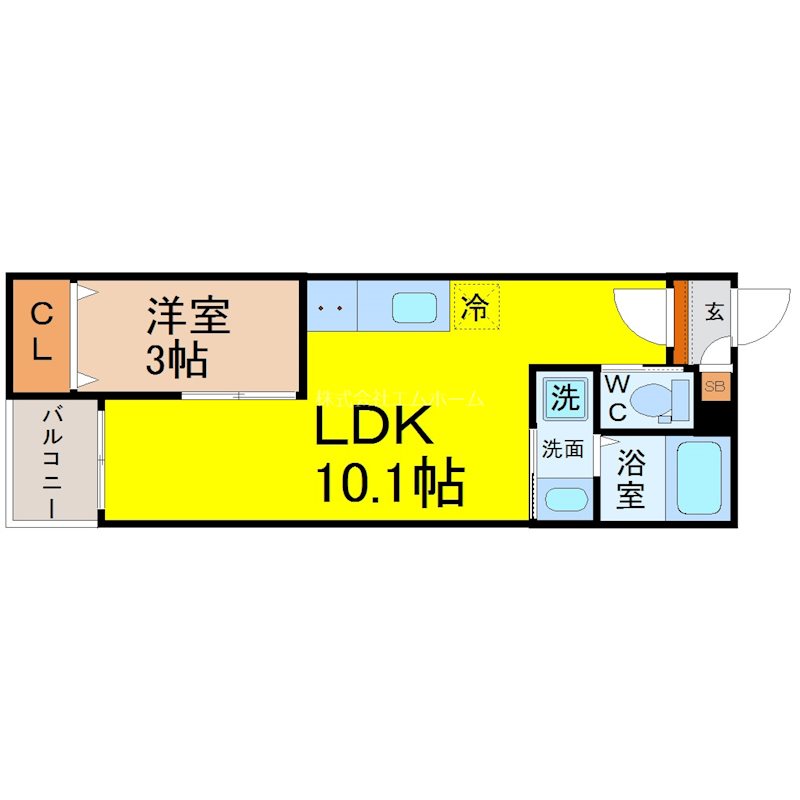 Warren nakashiotaⅠ 間取図