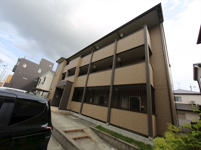 外観 オートロック 屋根付き駐輪場有り