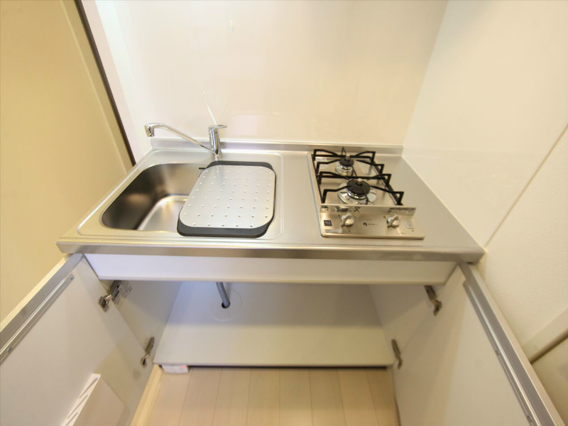 アイビス浅間町 システムキッチン（ガス2口）冷蔵庫・レンジ等ご用意できます
