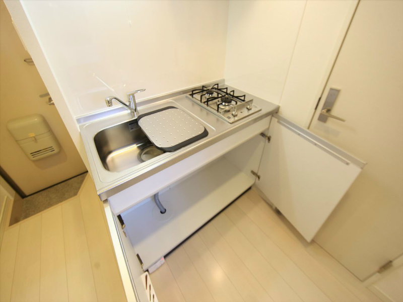 アイビス浅間町 システムキッチン（ガス2口）冷蔵庫・レンジ等ご用意できます