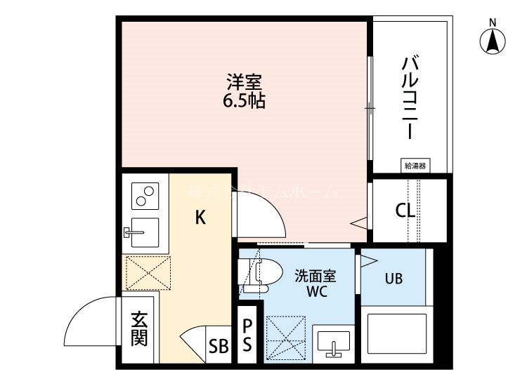 CRASTINE弥生町B棟 間取図