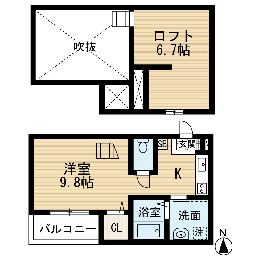 カユーハ大宮 間取図