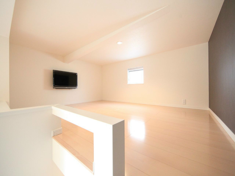 ネオメゾナ津賀田 上階ロフト6.3帖（収納でも部屋でも使えます）液晶テレビ付