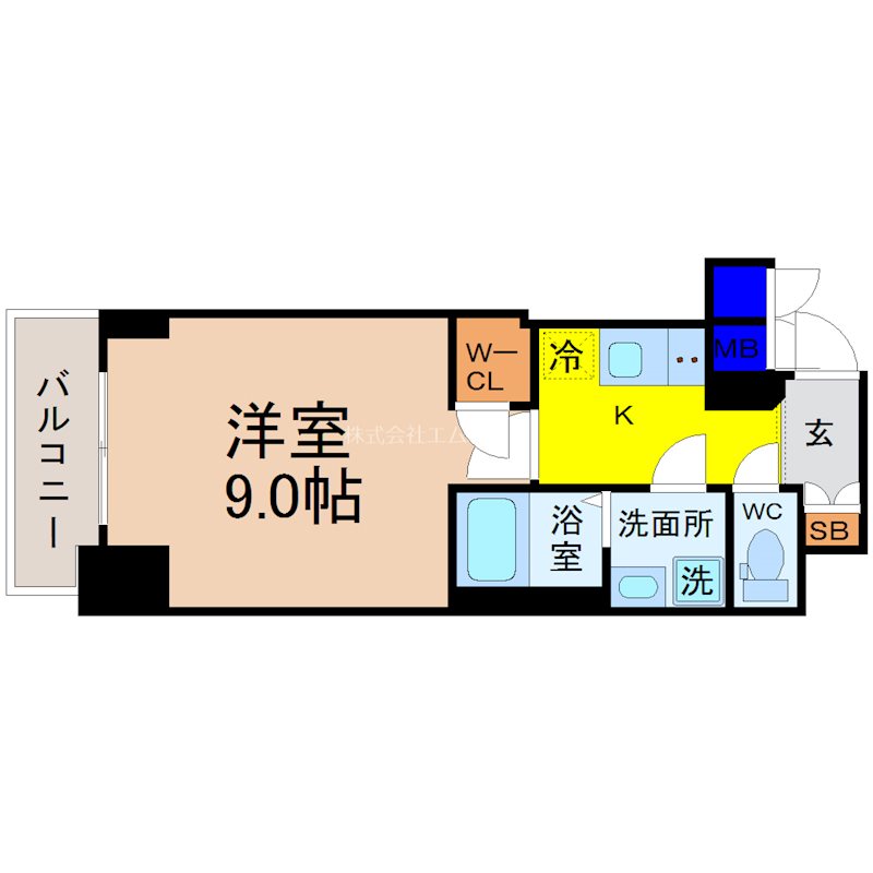 S-RESIDENCE東別院 間取図