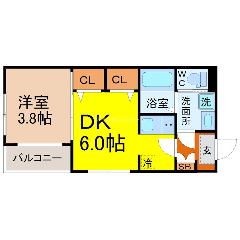 ルーチェテラス水切町 間取図