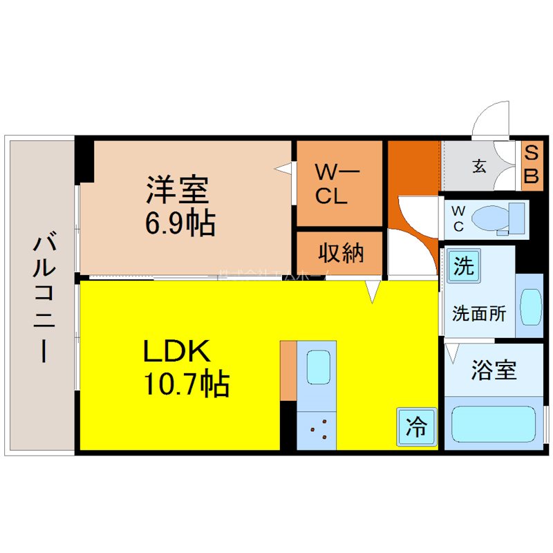 コンフォール吹上 間取図