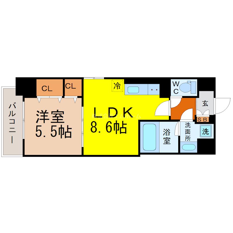 The Sevens’ 間取図