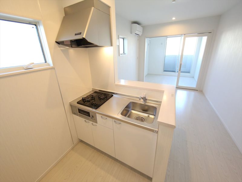 NAGOYA THE VILLA システムキッチン（ガス2口コンログリル付）カウンターキッチン