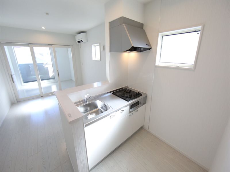 NAGOYA THE VILLA システムキッチン（ガス2口コンログリル付）カウンターキッチン