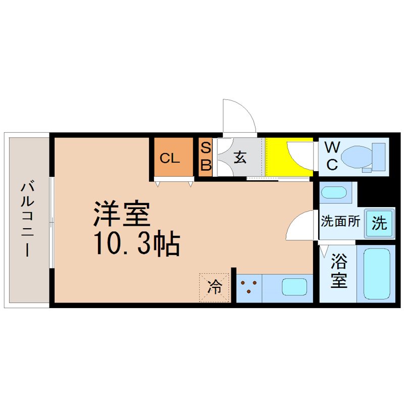 AMNOS今池B棟（アムノスイマイケ） 間取図