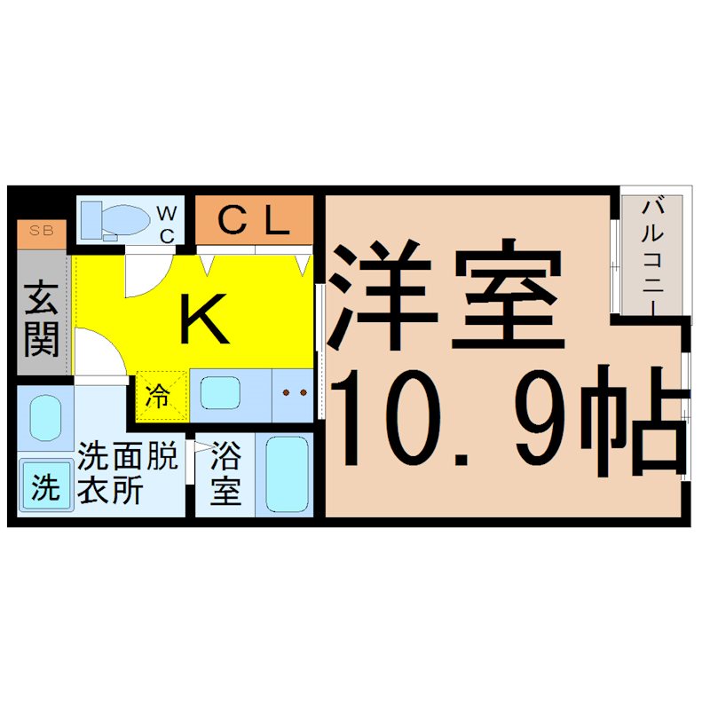 Trive名駅西（トライブ名駅西） 間取り