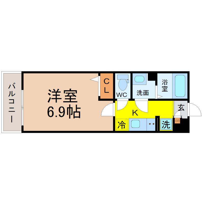 リブリ・覚王山Ⅰ 間取図