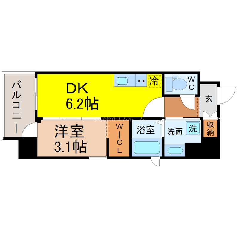 ビーロット平安通レジデンス 間取図