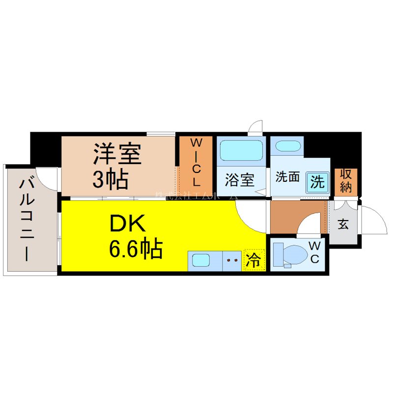 ビーロット平安通レジデンス 間取図