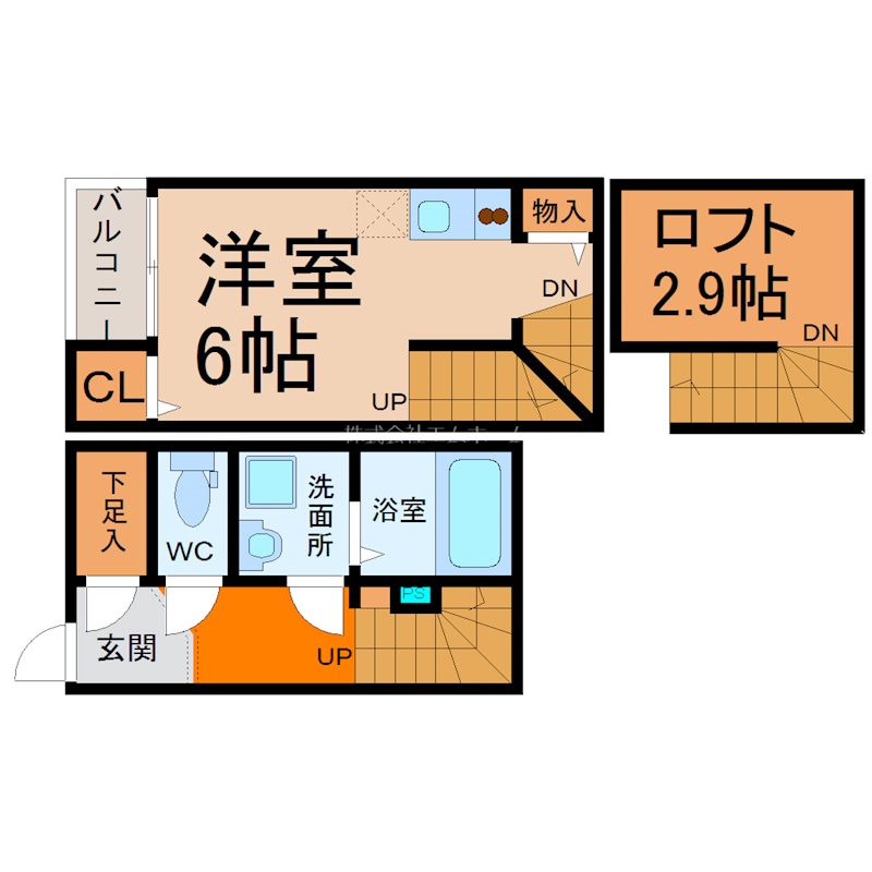 ルークス名古屋 間取図