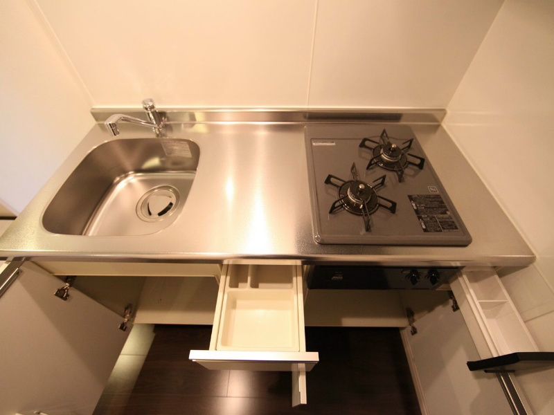 サザンコンフォート システムキッチン（ガス2口）冷蔵庫・レンジ等ご用意できます