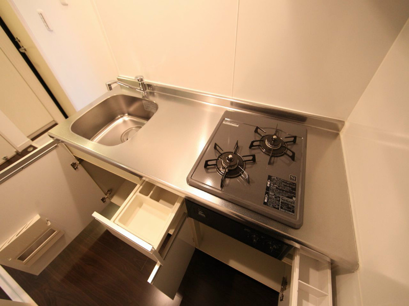 サザンコンフォート システムキッチン（ガス2口）冷蔵庫・レンジ等ご用意できます