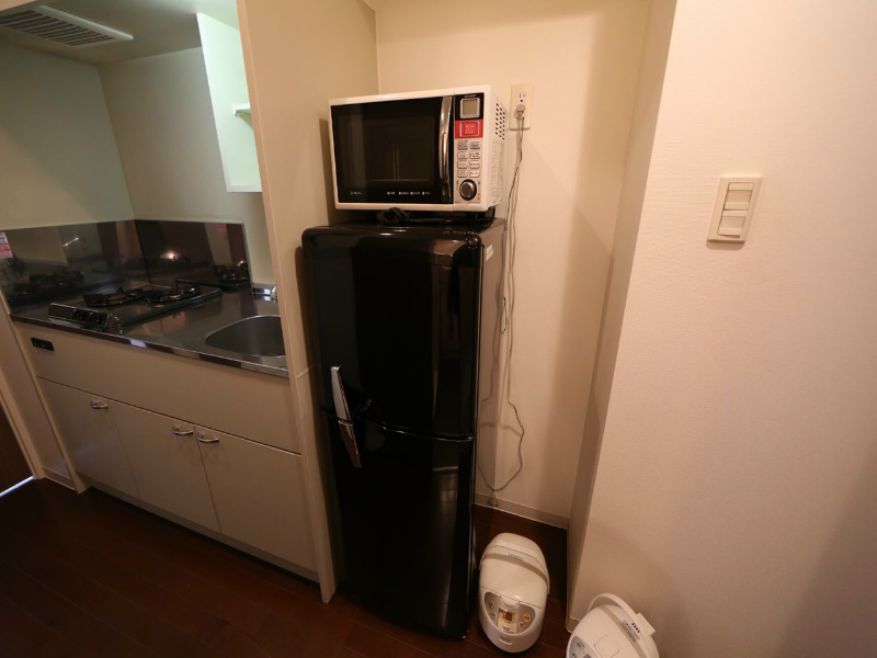 アマーレ葵 キッチン　冷蔵庫・電子レンジ付き