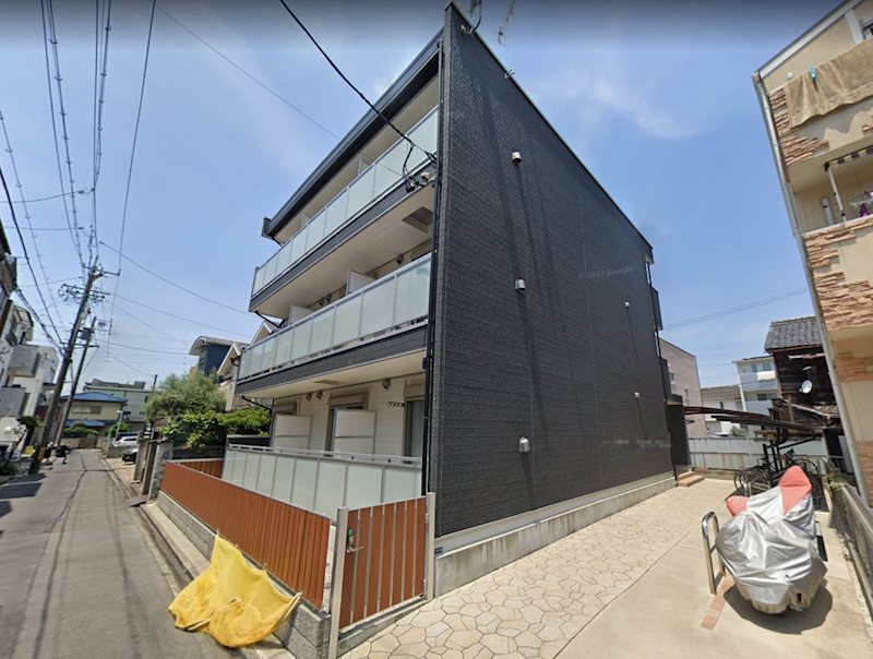外観 オートロック付 デザイナーズ 光インターネット無料
