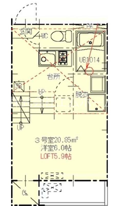 プランドールレガリア 間取図