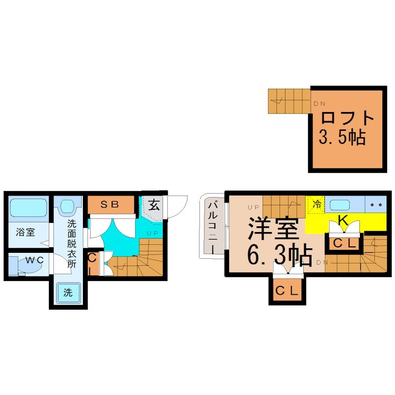 ブランテール 間取図