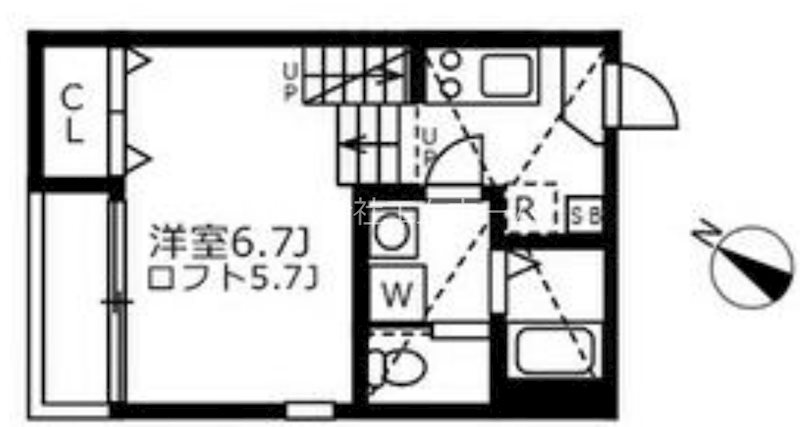 ハーモニーテラスケー 間取図