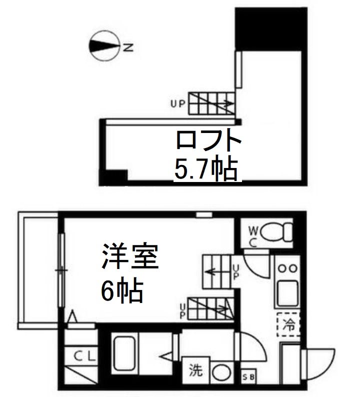 ウェストコート草薙 間取図