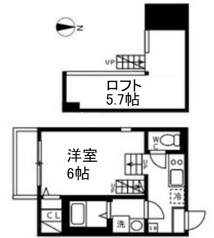 ウェストコート草薙 間取図