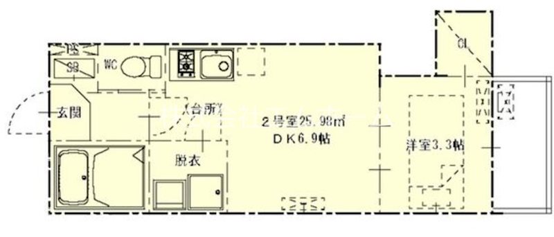 ハーモニーテラス塩池町Ⅱ 間取図