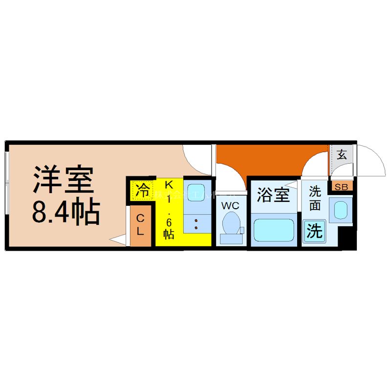 quador今池EAST 間取図