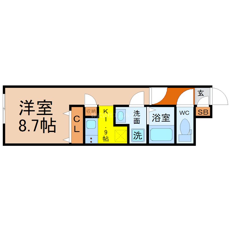 quador今池EAST 間取図