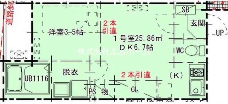 ハーモニーテラス児玉 間取図