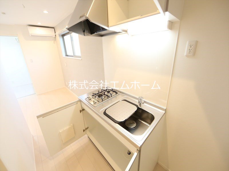 ハーモニーテラス児玉 システムキッチン（ガス2口コンロ付）　同仕様写真