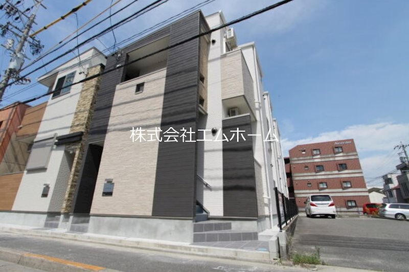 外観　光インターネット使い放題無料　1階防犯シャッター付