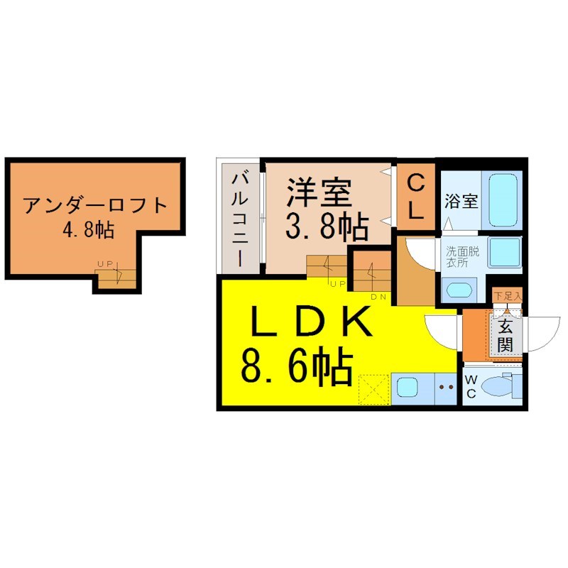 Ｊｓｔａｇｅ鳴海 間取図