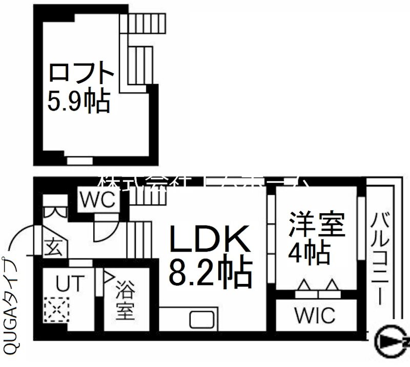 ハーモニーテラス井の森町 間取図